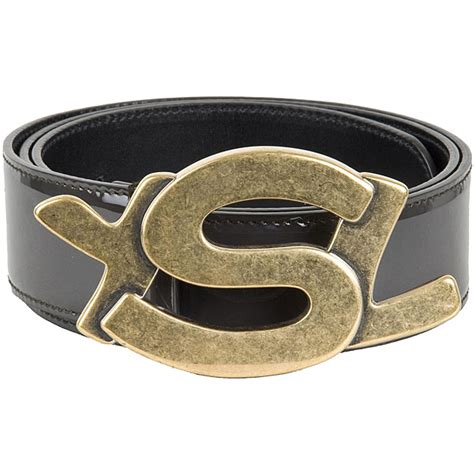 ysl patent belt|ysl logo patent belt.